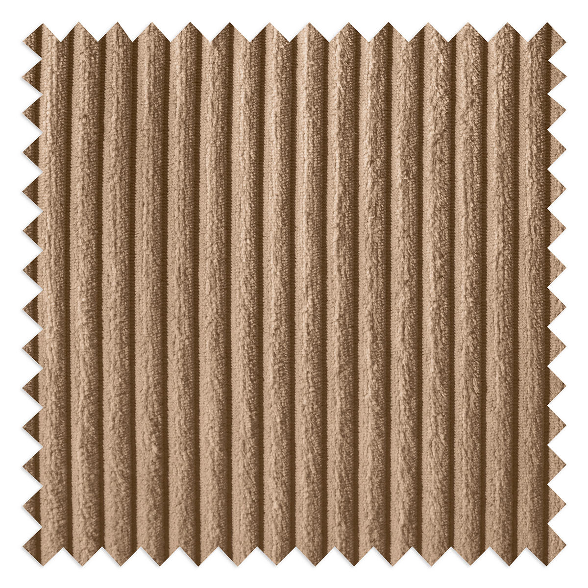 ECKSOFA Hellbraun Cord Bettkasten, Schlaffunktion, Rücken echt  - Hellbraun/Schwarz, Design, Textil/Metall (238/166cm) - Livetastic