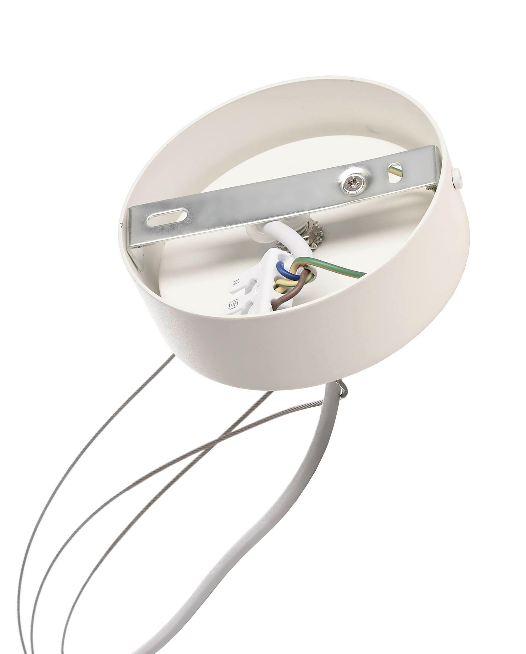 LED-HÄNGELEUCHTE Menkar 40/40/220 cm   - Weiß, KONVENTIONELL, Metall (40/40/220cm)