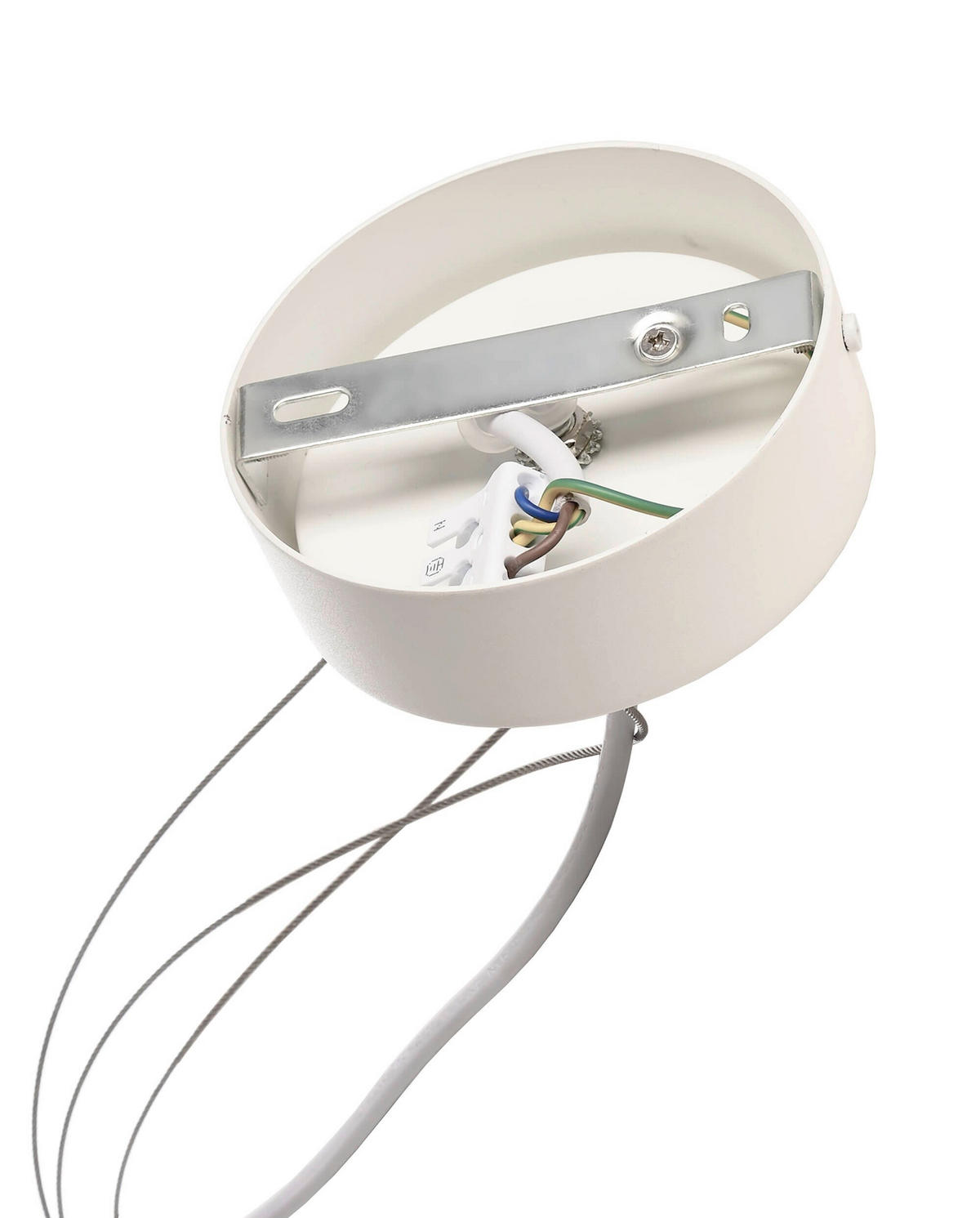 LED-HÄNGELEUCHTE Menkar 40/40/220 cm   - Weiß, KONVENTIONELL, Metall (40/40/220cm)