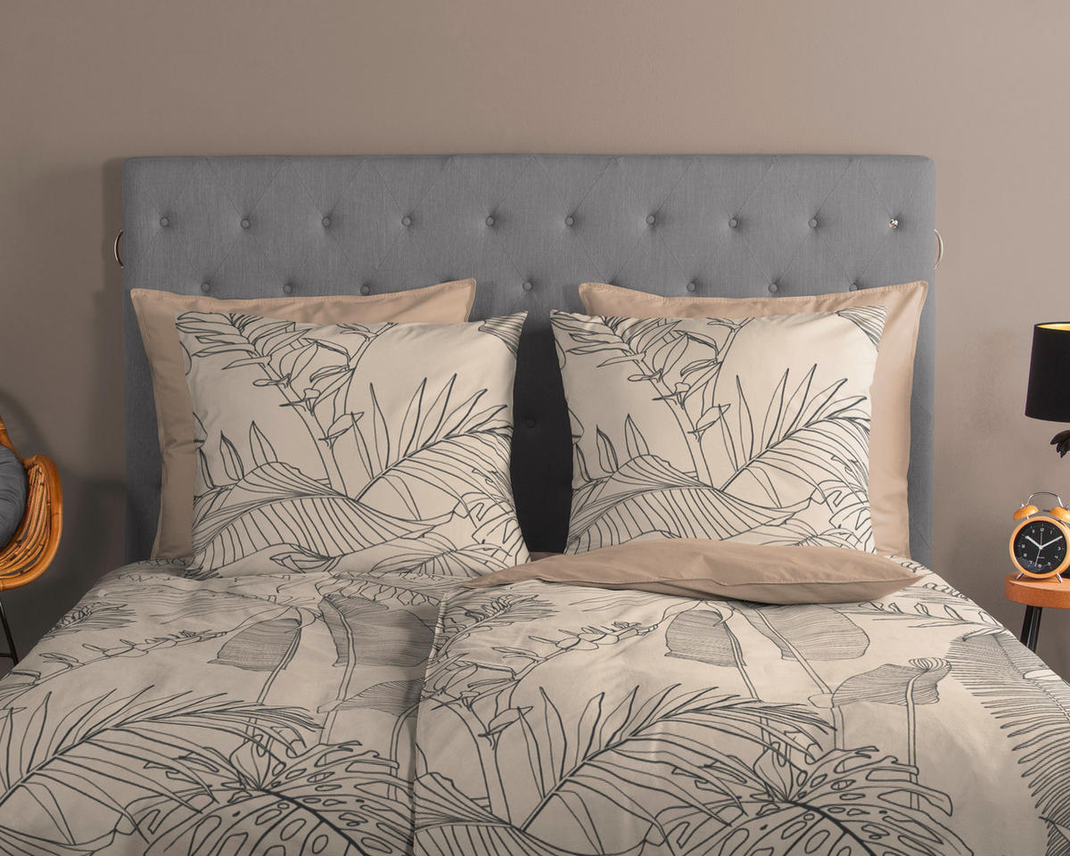 WENDEBETTWÄSCHE Sym Renforcé 135/200 cm  - Beige, Design, Textil (135/200cm)