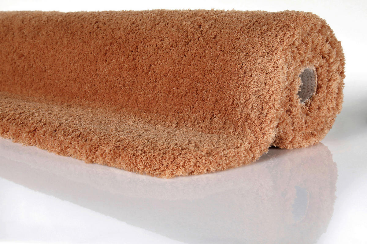 BADTEPPICH Terracotta 55/65 cm  - Terracotta, Basics, Kunststoff/Textil (55/65cm) - WECON HOME BASIC