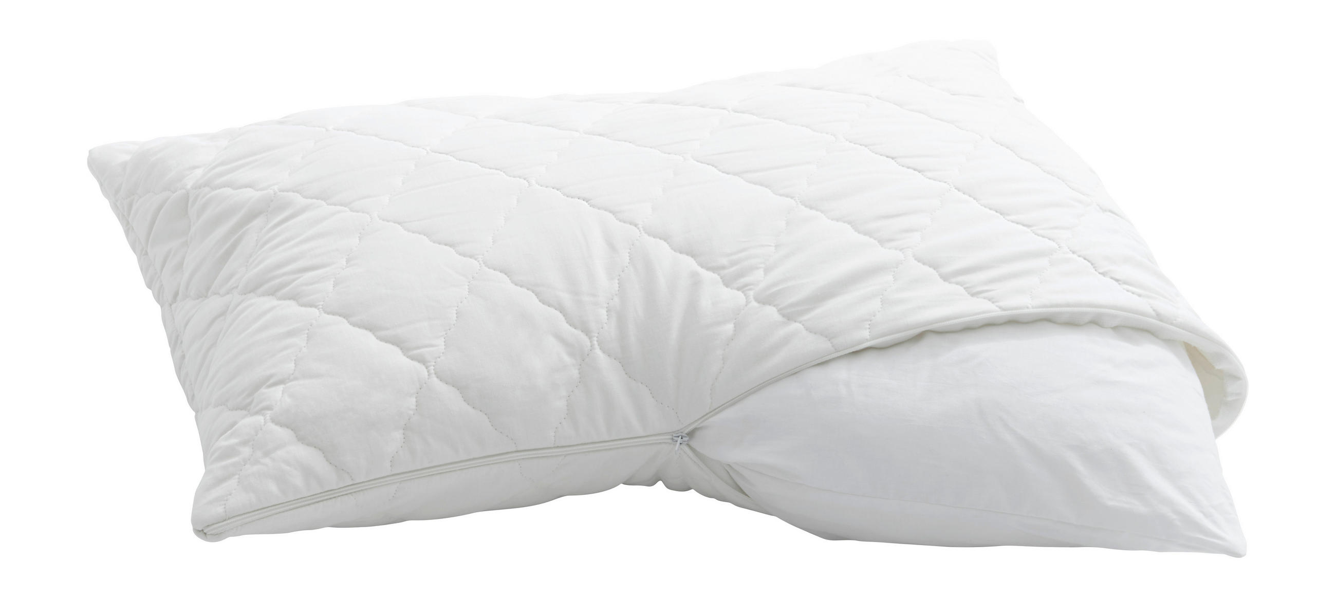 KOPFKISSEN 50/70 cm  - Weiss, Basics, Textil (50/70cm) - Billerbeck