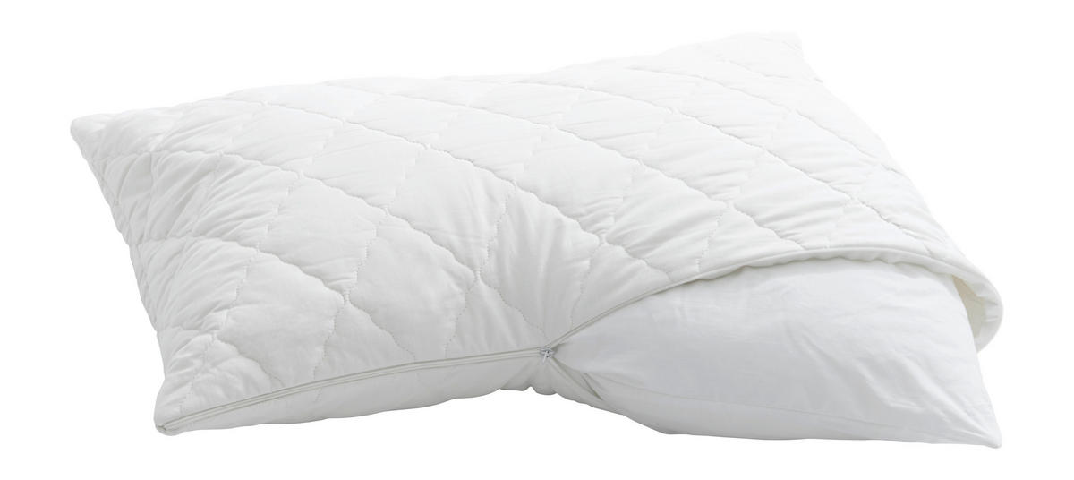 KOPFKISSEN 50/70 cm  - Weiss, Basics, Textil (50/70cm) - Billerbeck