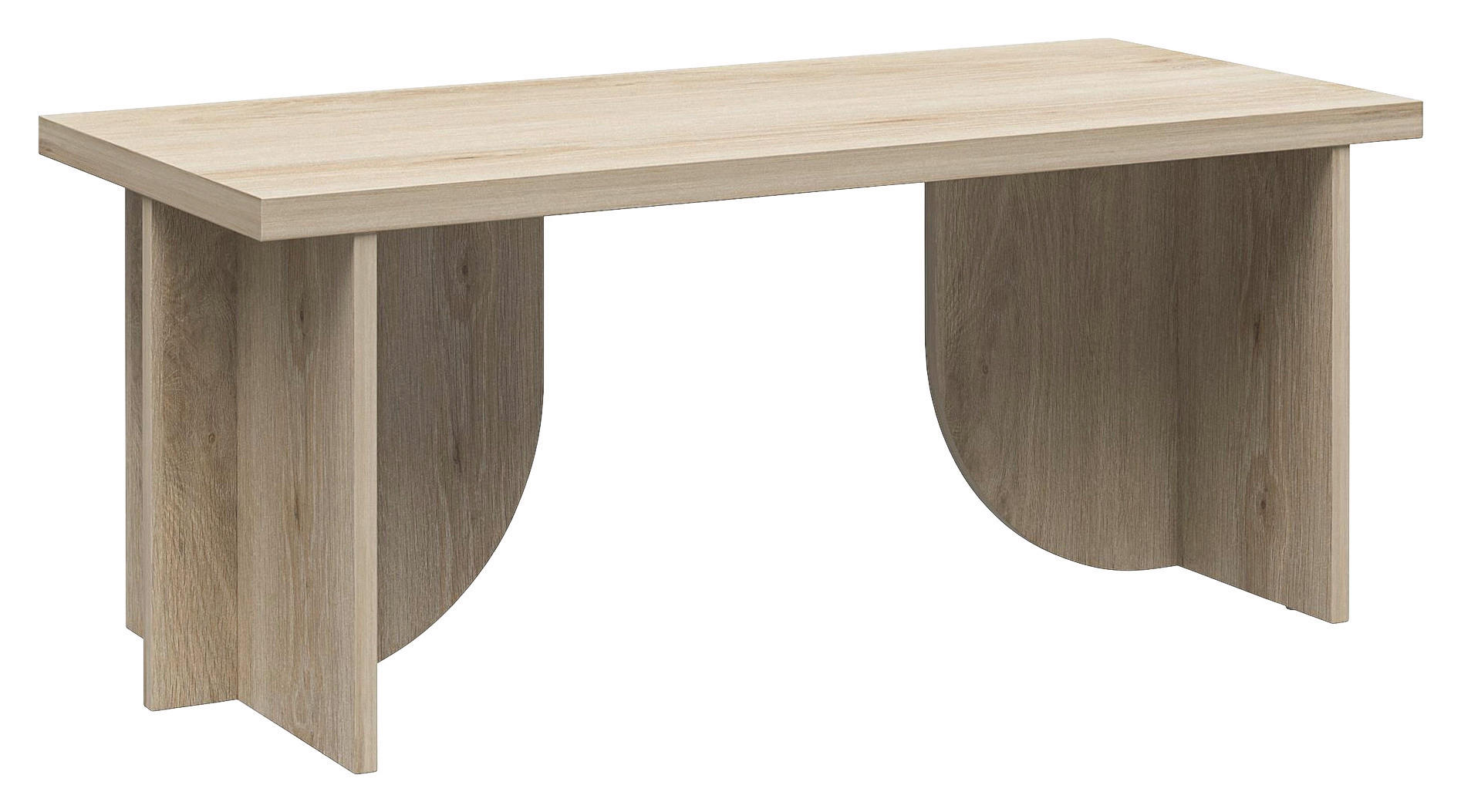 COUCHTISCH Voler 106/43/48 cm rechteckig Eichefarben  - Eichefarben, Design, Holzwerkstoff (106/43/48cm) - MID.YOU