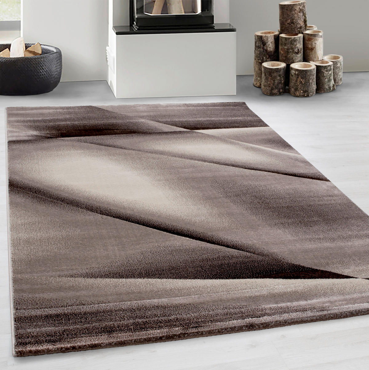WEBTEPPICH 200/290 cm Miami Braun  - Braun, Trend, Textil (200/290cm)