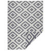 OUTDOORTEPPICH 80/150 cm Twin Creme, Grau  - Creme/Grau, Basics, Kunststoff (80/150cm)