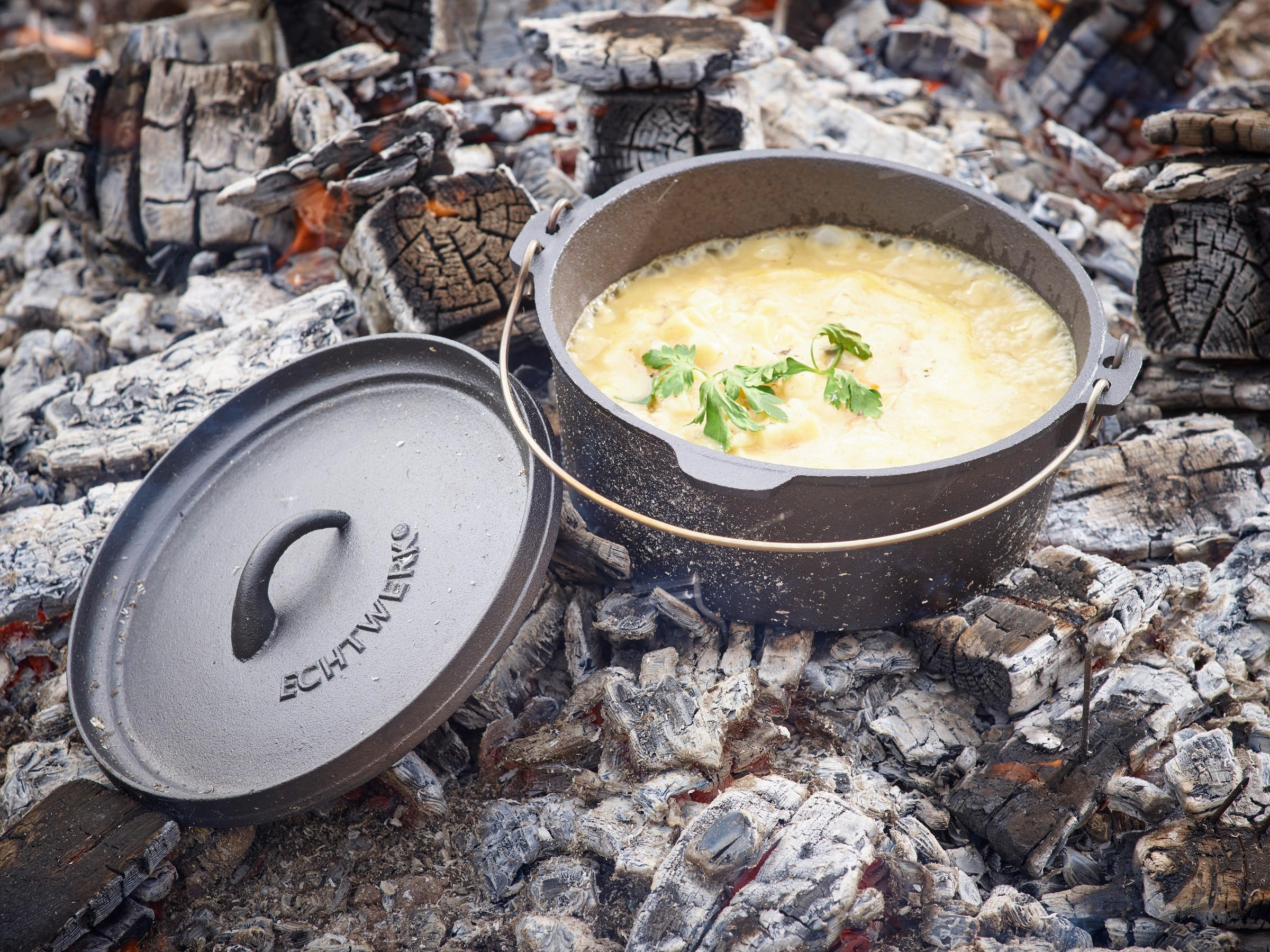 DUTCH-OVEN-SET  Schwarz  - Schwarz, Trend, Metall - Echtwerk