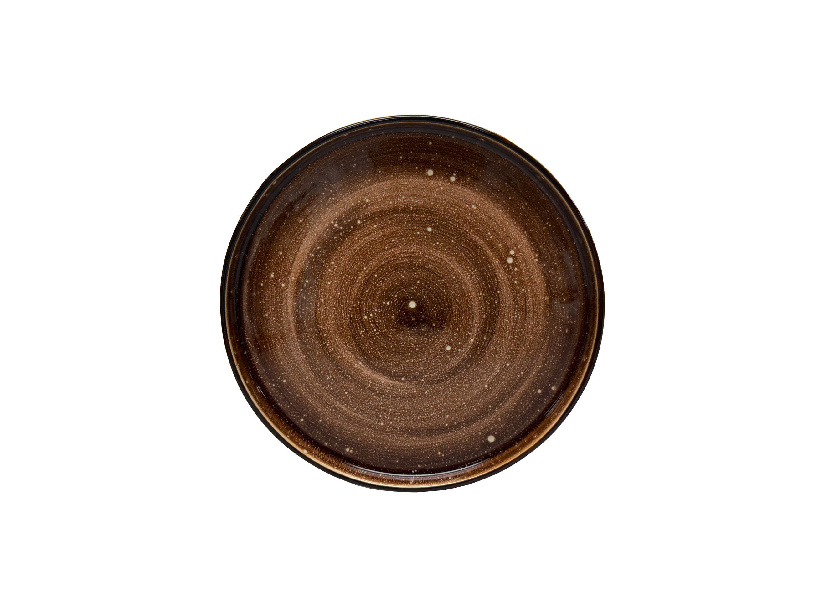 APERITIFTELLER Bernsteinfarben 15 cm BREDA AMBER  - Bernsteinfarben, Trend, Keramik (15cm) - Landscape