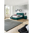 BOXSPRINGBETT 180/200 cm,  in Petrol, Matratze, H4 + H4 = sehr fest  - Chromfarben/Petrol, KONVENTIONELL, Textil (180/200cm) - Dieter Knoll