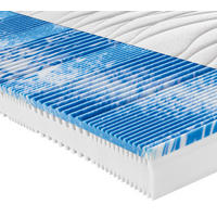 KOMFORTSCHAUMMATRATZE PERFECT TOUCH KS 90/190 cm Höhe ca. 22 cm 7 -Zonen - Weiß, KONVENTIONELL, Textil (90/190cm) - Sleeptex