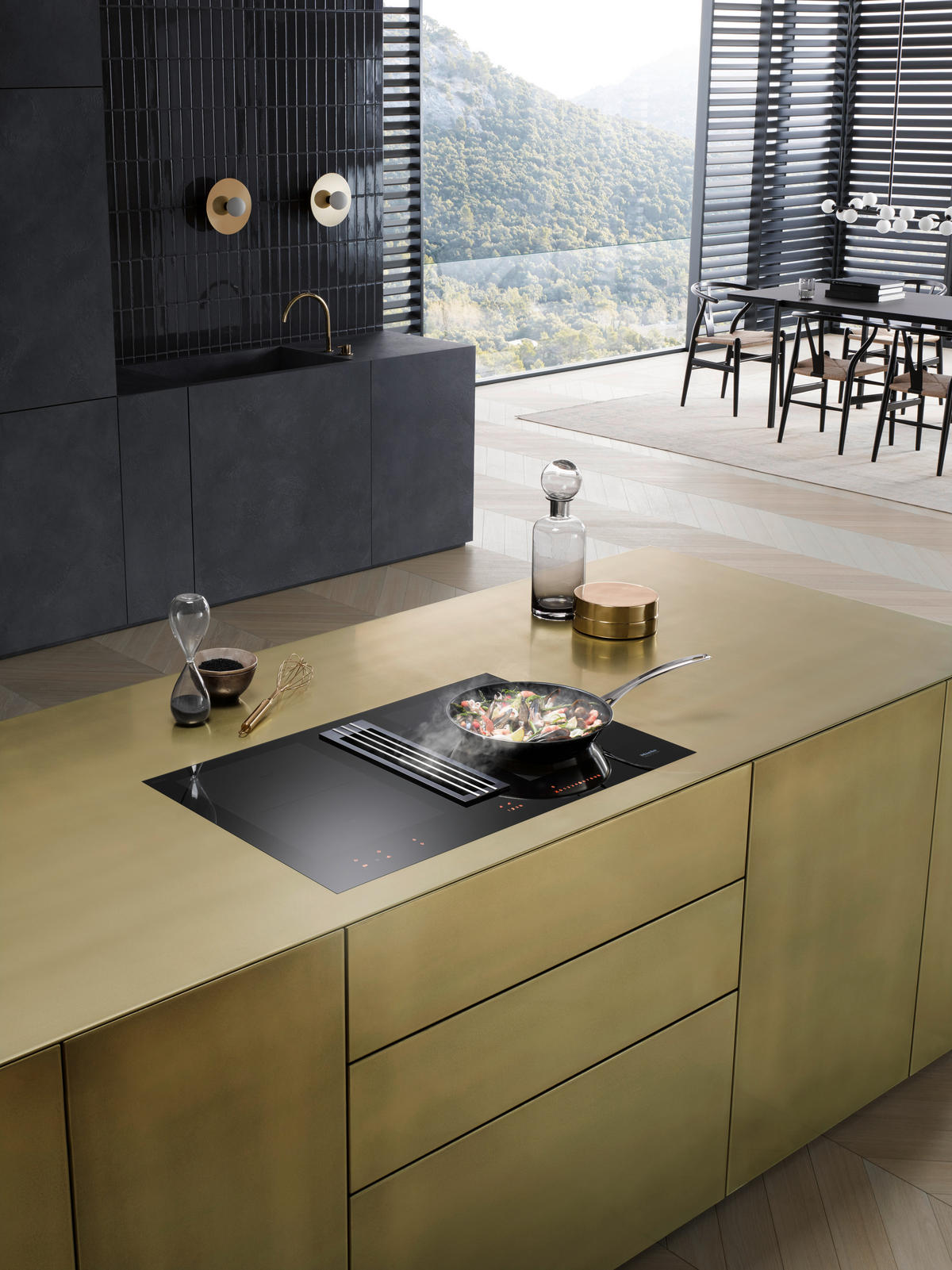 EINBAUBACKOFEN H 7364 BP  - Edelstahlfarben, Basics, Glas/Metall (59,5/59,6/56,9cm) - Miele