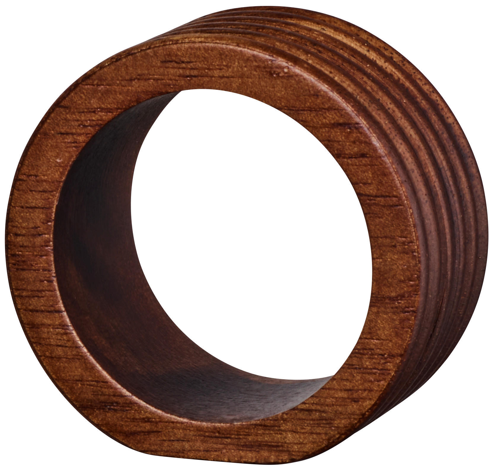 SET PRSTENOVA ZA SALVETE Wood - braon, Osnovno, drvo (5,3/2,5cm) - ASA