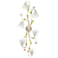 DECKENLEUCHTE    39/20/102 cm  - Pink/Weiß, KONVENTIONELL, Glas/Metall (39/20/102cm)