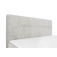 BOXSPRINGBETT 160/200 cm in Hellgrau - Hellgrau/Schwarz, Design, Textil/Metall (160/200cm) - Esposa