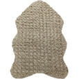KUNSTFELL 60/90 cm  - Taupe, MODERN, Leder/Textil (60/90cm) - Boxxx