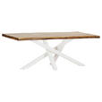 TISCHPLATTE      - Naturfarben, Design, Holz (200/100/5cm) - Landscape