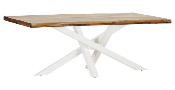 TISCHPLATTE      - Naturfarben, Design, Holz (200/100/5cm) - Landscape