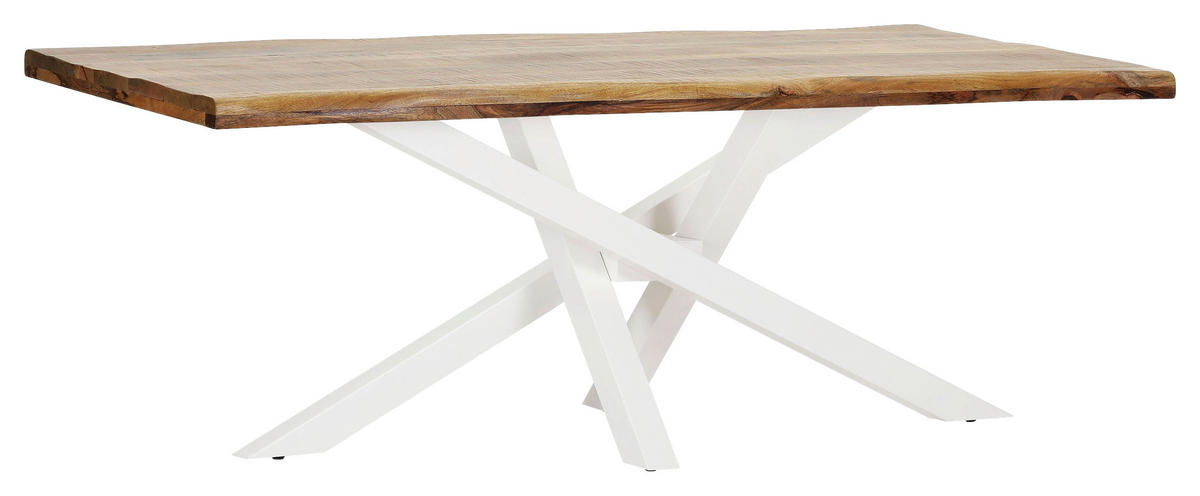TISCHPLATTE      - Naturfarben, Design, Holz (200/100/5cm) - Landscape