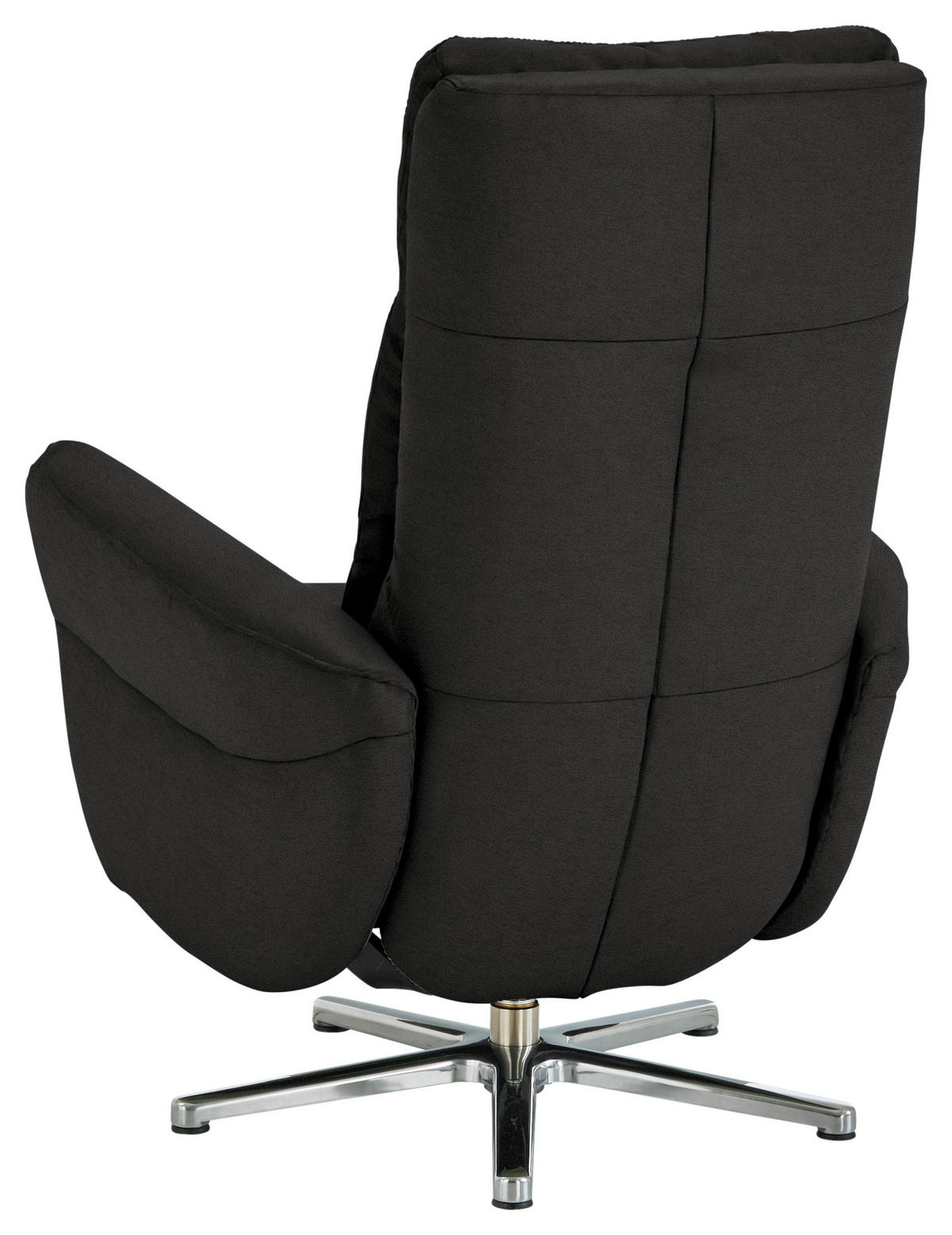 RELAXSESSEL Textil Anthrazit  - Chromfarben/Anthrazit, Design, Textil/Metall (78/113/83cm) - Beldomo Speed