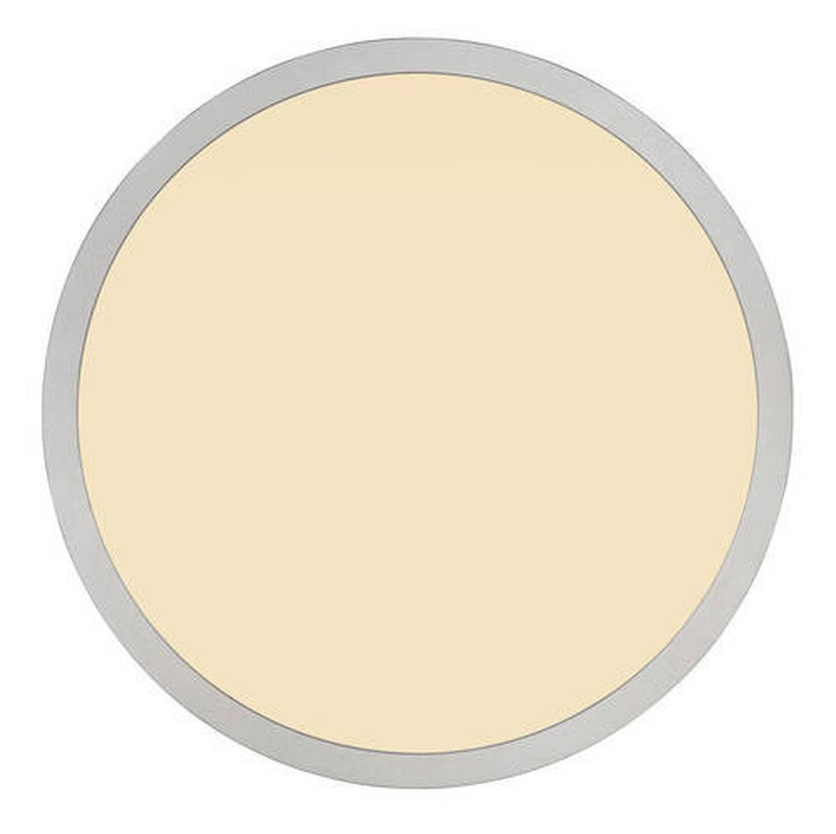 LED MENNYEZETI LÁMPA - opál/nikkelszínű, Basics, műanyag (42/2,5cm) - Globo