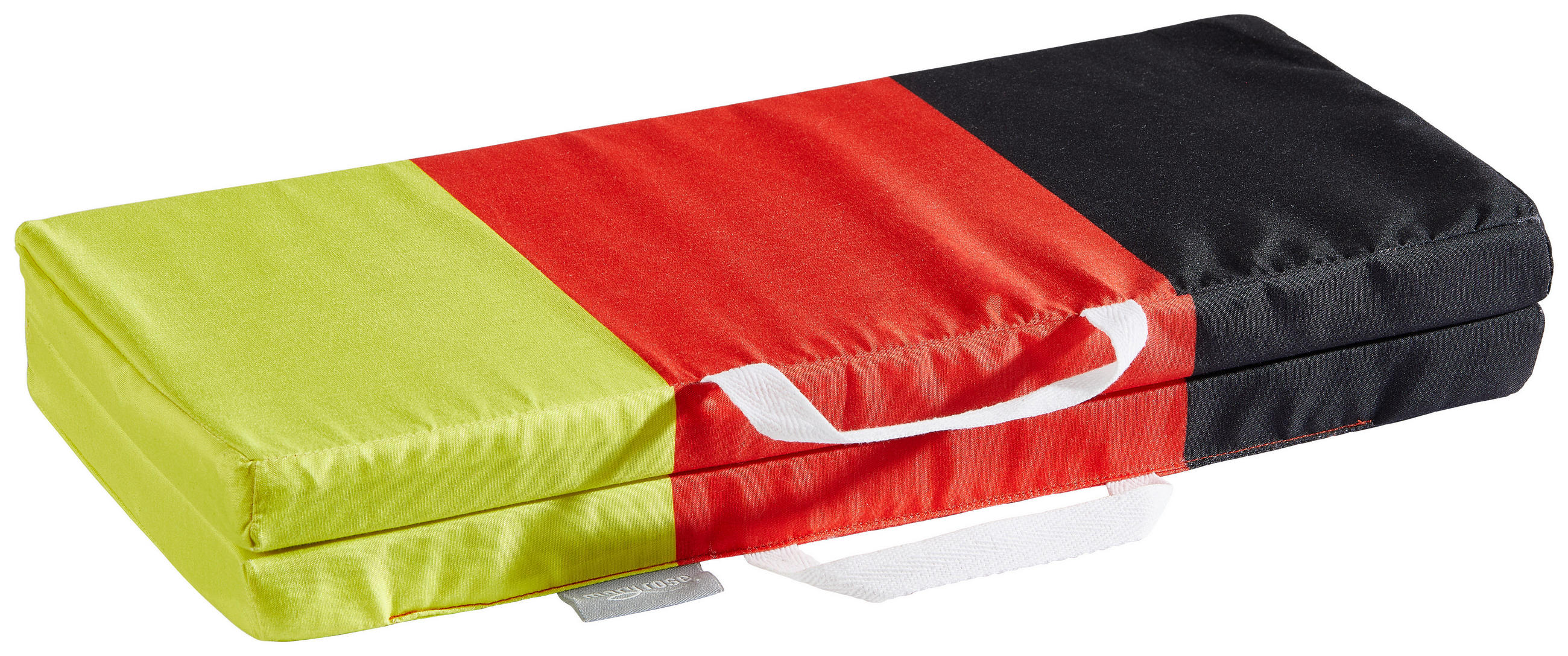 MULTIFUNKTIONSKISSEN 40/40 cm  - Hellrot/Gelb, Basics, Textil (40/40cm)