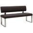 SITZBANK Echtleder Braun, Edelstahlfarben - Edelstahlfarben/Beige, Design, Leder/Metall (160/85/60cm) - Dieter Knoll SITZBANK Echtleder Braun, Edelstahlfarben - Edelstahlfarben/Beige, Design, Leder/Metall (160/85/60cm) - Dieter Knoll