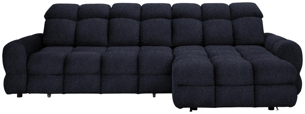 HÖRNSOFFA i velour mörkgrå  - mörkgrå/svart, Design, textil/plast (283/178cm) - Welnova
