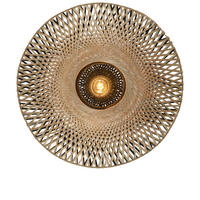 SVJETILJKA STROPNA Kalimantan  - svijetlo smeđa/crna, Natur, metal/prirodni materijali (87cm) - Good & Mojo