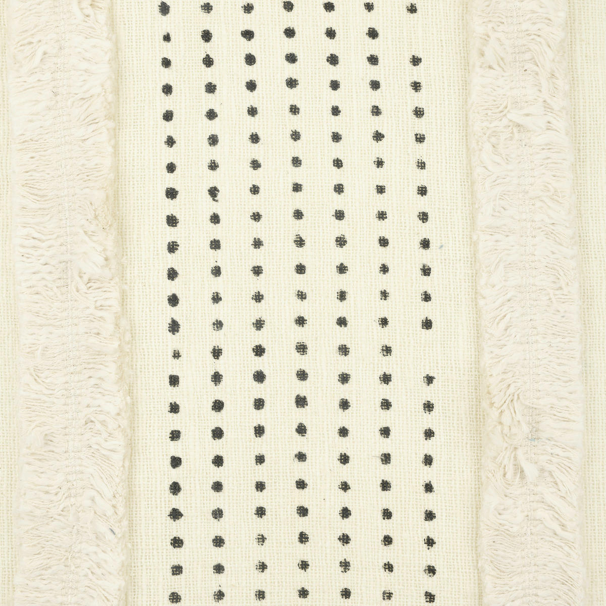 ZIERKISSEN  50/50 cm   - Creme/Schwarz, Basics, Textil (50/50cm) - Eglo
