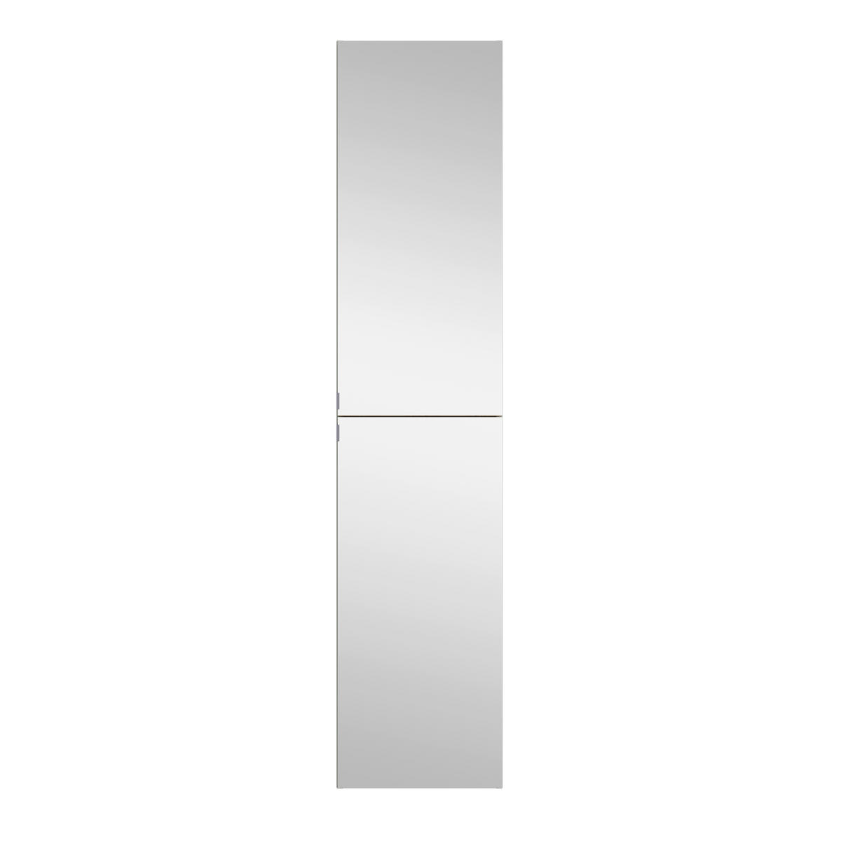 SPIEGELSCHRANK 40/180/35 cm  - Schilfgrün/Wildeiche, Trend, Holzwerkstoff/Metall (40/180/35cm) - Held