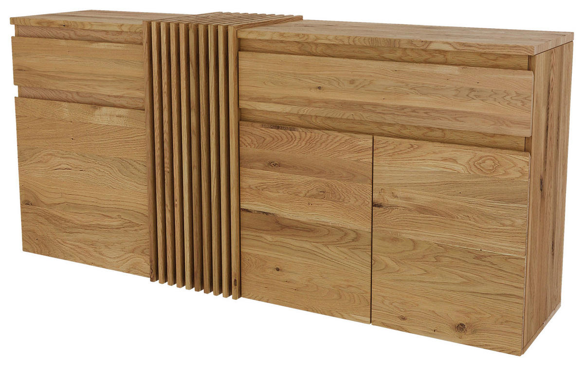 TÁLALÓSZEKRÉNY 188,8/86,3/44 cm  - tölgyfa színű, Natur, fa (188,8/86,3/44cm) - Linea Natura