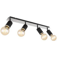 SPOTLIGHT 80/10/18 cm   - svart, Basics, metall/trä (80/10/18cm) - Globo