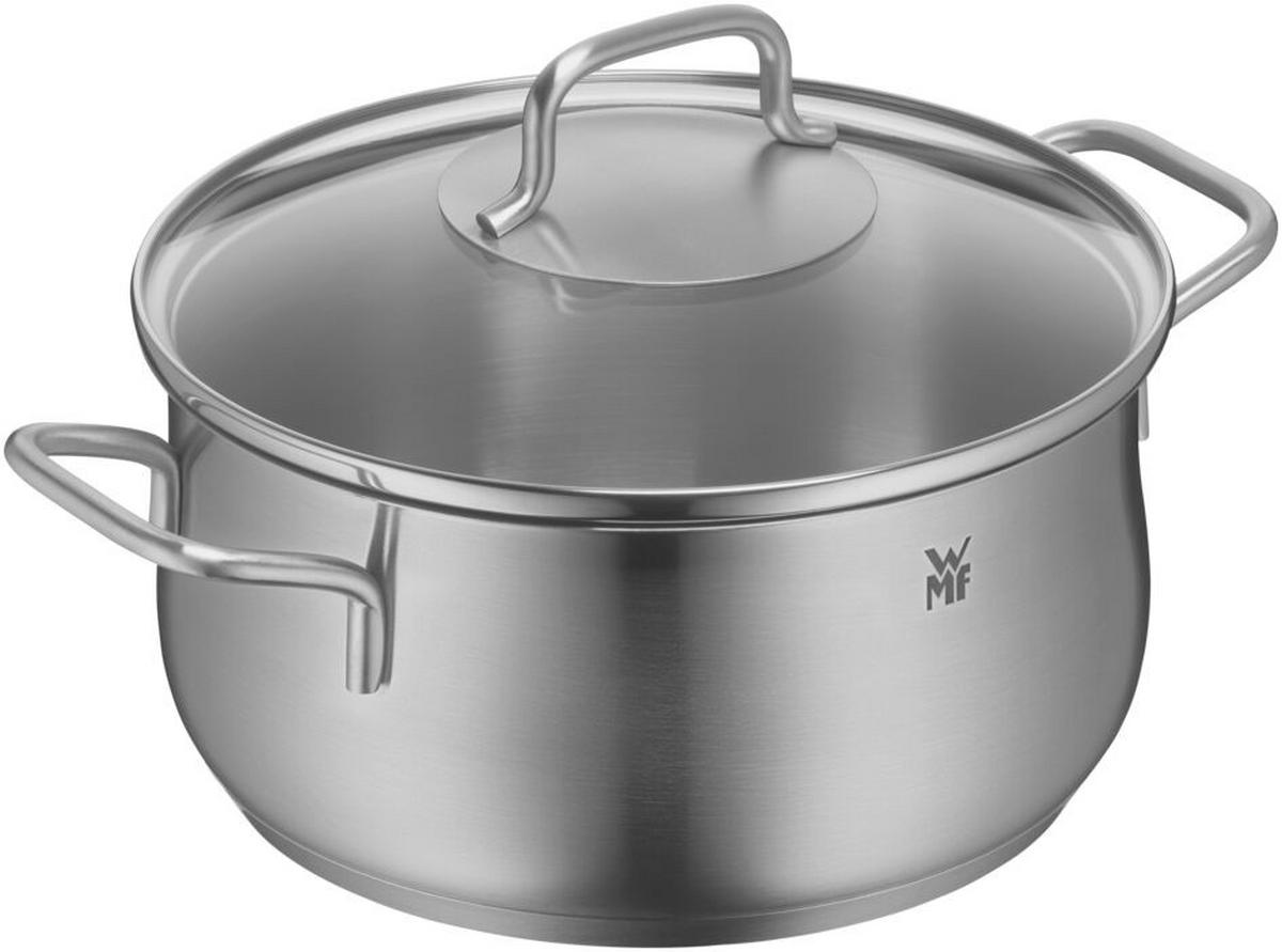 KOCHTOPFSET Brilliant 6-teilig  - Klar/Edelstahlfarben, Design, Glas/Metall - WMF