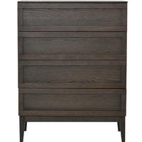 BYRÅ 80/105/42 cm  - mörkbrun, Design, trämaterial/trä (80/105/42cm) - Best Price