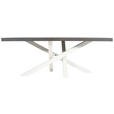 TISCHGESTELL in Metall 160/70/72 cm - Creme, Design, Metall (160/70/72cm) - Landscape