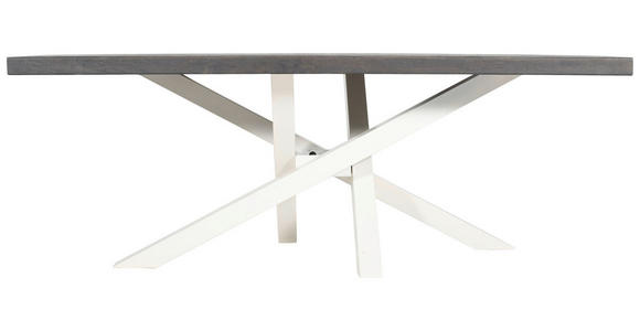 TISCHGESTELL in Metall 160/70/72 cm - Creme, Design, Metall (160/70/72cm) - Landscape