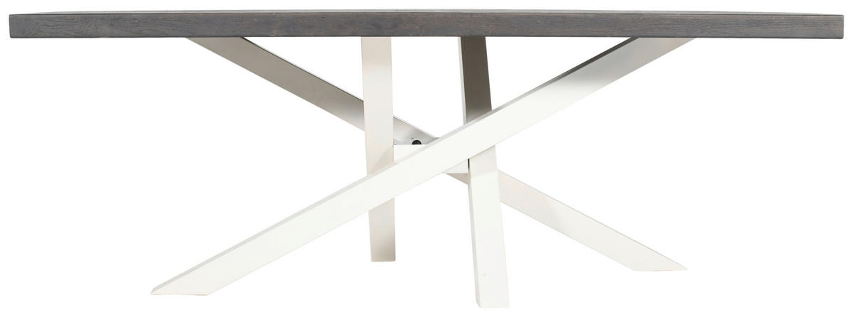 TISCHGESTELL Creme  - Creme, Design, Metall (160/70/72cm) - Landscape