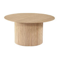 SOFFBORD i trä 90/90/45 cm  - ek Bianco, Design, trä (90/90/45cm) - Niels Andersson