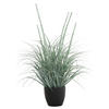 DEKOGRAS - Blaugrau/Weiß, Basics, Kunststoff/Metall (70cm) - Ambia Home