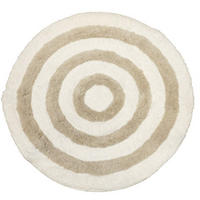 BADRUMSMATTA vit, beige 70 cm  - vit/beige, Klassisk, textil (70cm)