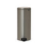 KOŠ ZA OTPAD  30 l   - boje platine, Basics, metal/plastika (29.3/67.9/38cm) - Brabantia