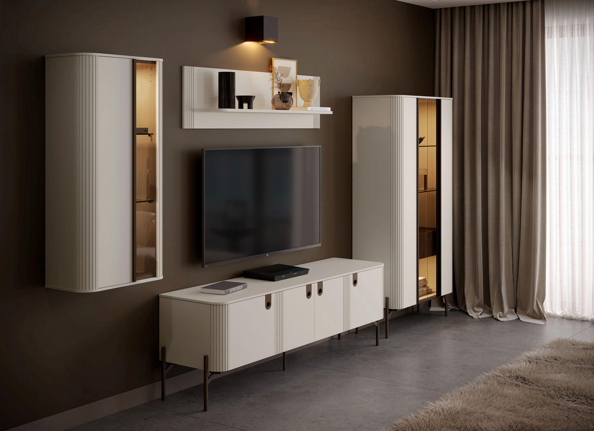 TV KOMODA  - Dizajnerski, metal/pločasti materijal (180/60/46cm)