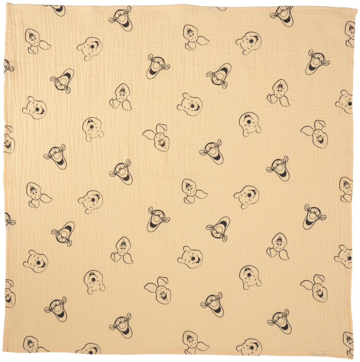 STOFFWINDELSET   Winnie Puuh 3-teilig  - Weiss/Gelb, Trend, Textil (70/70cm) - Disney