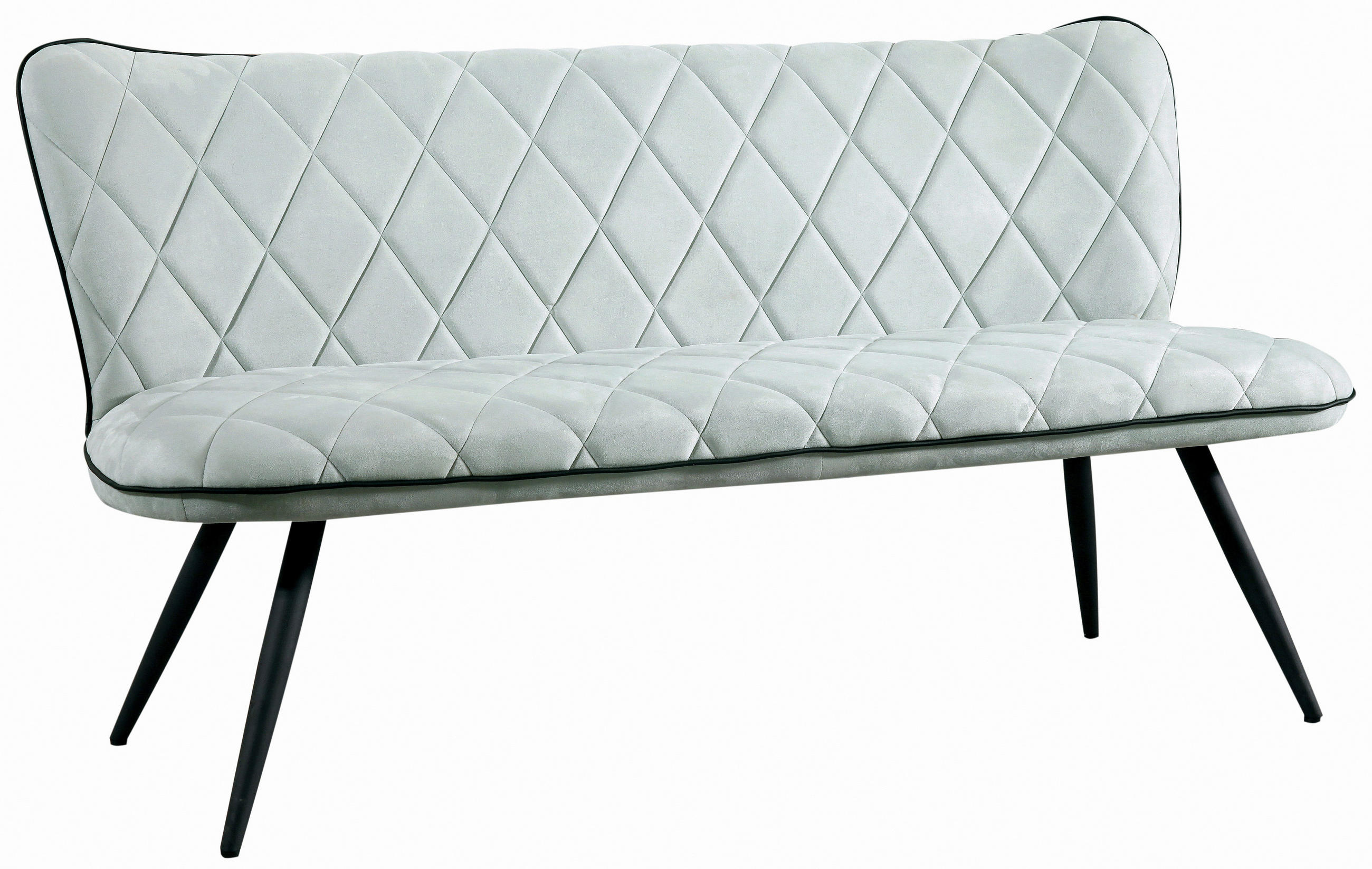 KLOP, kovina, tekstil svetlo zelena  - črna/siva, Design, kovina/tekstil (166/85/66cm) - Hom`in