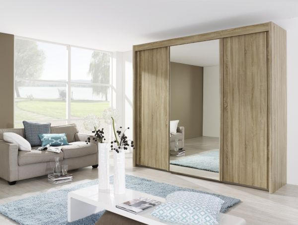 ORMAR - VISEĆA KLIZNA VRATA sonoma hrast 250/223/65 cm - sonoma hrast, Osnovno, pločasti materijal (250/223/65cm) - Cantus