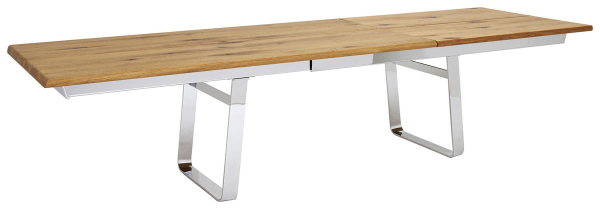 ESSTISCH in Holz, Metall 200/100/75 cm  - Eichefarben, Design, Holz/Metall (200/100/75cm) - Team 7