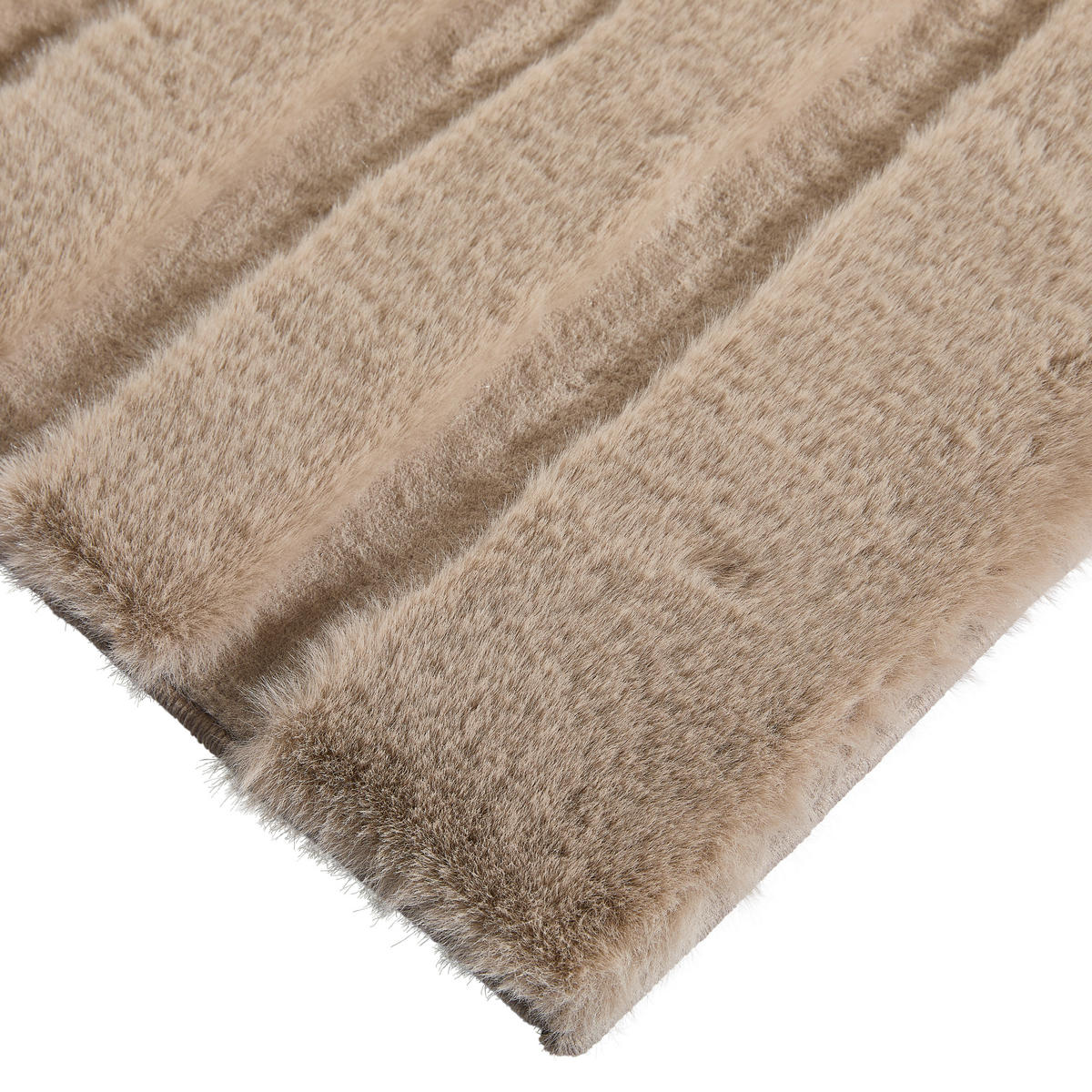 HOCHFLORTEPPICH 133/190 cm Taupe  - Taupe, Design, Textil (133/190cm) - Novel