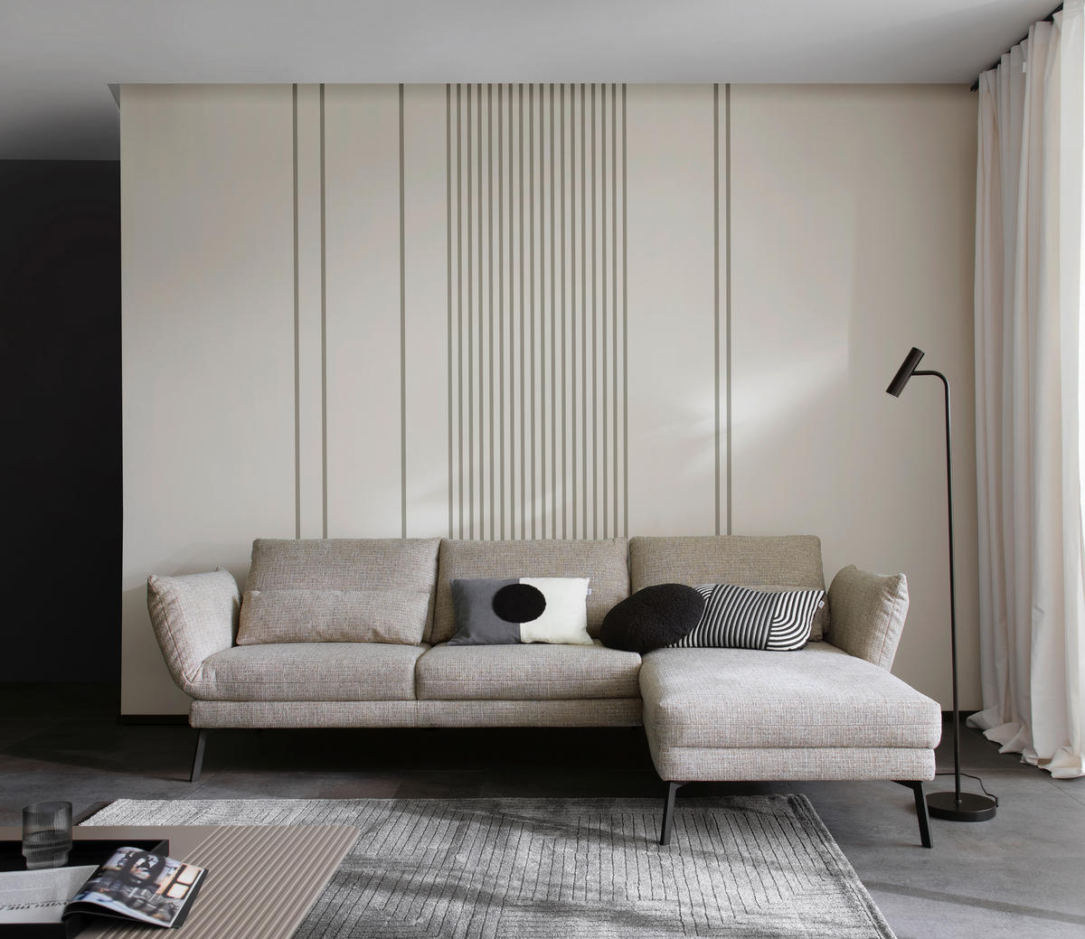 WEBTEPPICH 80/150 cm Pure Design Anthrazit  - Anthrazit, Basics, Textil (80/150cm) - Schöner Wohnen