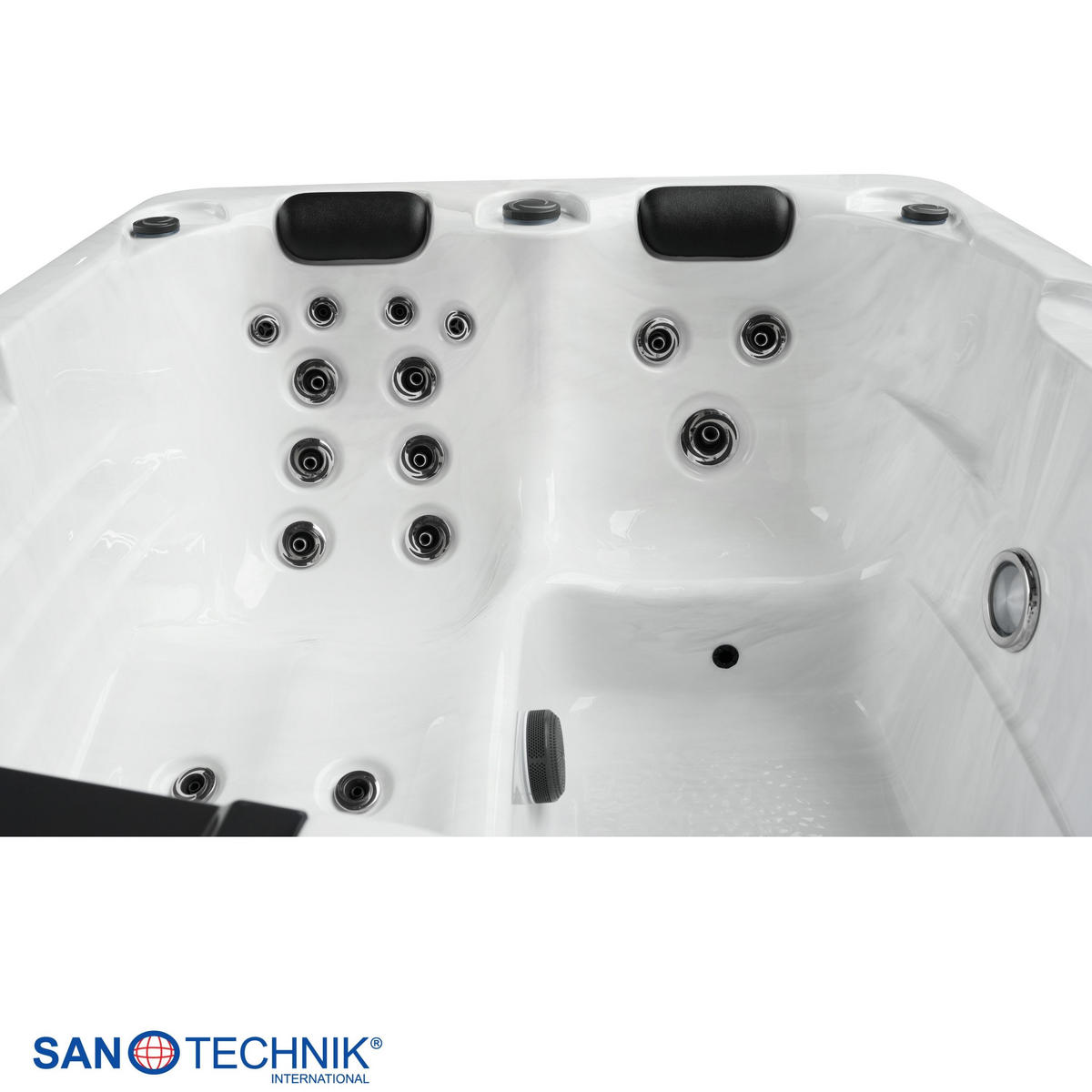 WHIRLPOOL XXL1956 160/210/80 cm  - Weiß, Basics, Kunststoff (160/210/80cm)