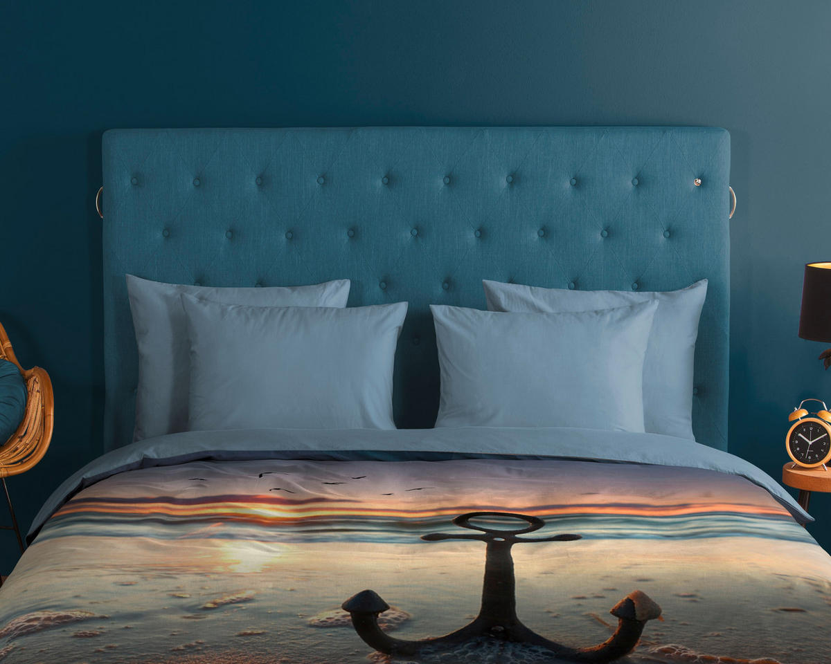 WENDEBETTWÄSCHE Good Morning Renforcé 140/200 cm  - Multicolor, Design, Textil (140/200cm)